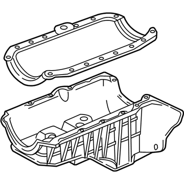 GMC 93800961 Oil Pan