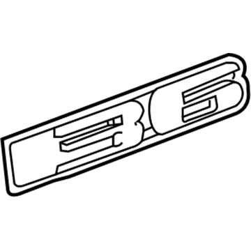 Cadillac 25841627 Nameplate