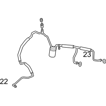 GM 22834143 Tube,A/C Condenser