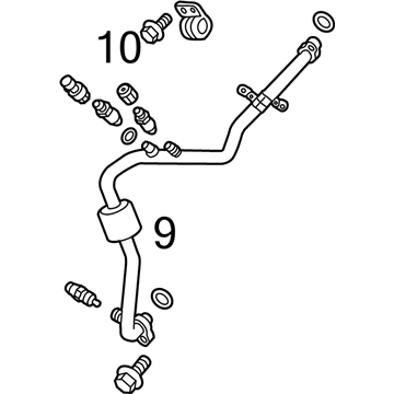 Chevy 22863544 Front Suction Hose