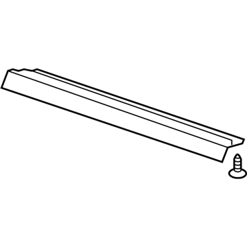 GM 22864913 Baffle,Radiator Air Lower