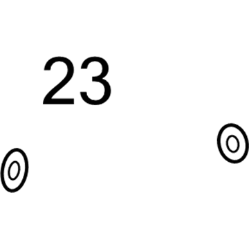 Chevy 13579649 Evaporator Tube Seal