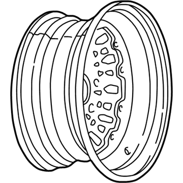 GMC 9595393 Wheel