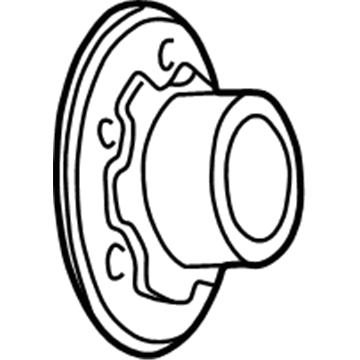 GMC 15656193 Hub Cap