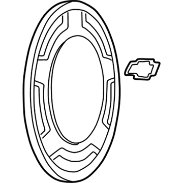 1988 Chevy Astro Wheel Cover - 14074879