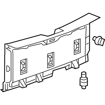 Chevy 23366250 Rear Sill Plate