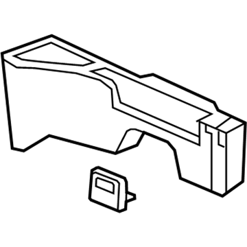 GM 22840561 Compartment,Rear Compartment Floor Stowage Trim