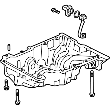 Chevy 12686797 Upper Oil Pan