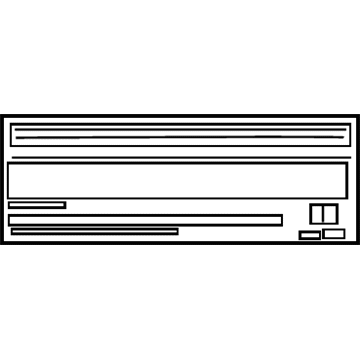 GM 20981791 Label, Fuel Recommendation