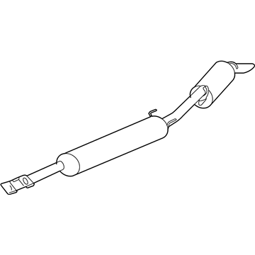 2006 Pontiac Montana Muffler - 15126382