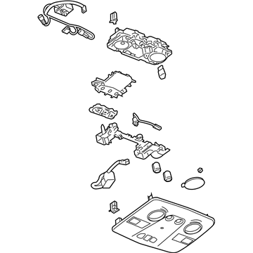 Chevy 20854654 Roof Console