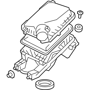 Pontiac 25842735 Air Cleaner Body