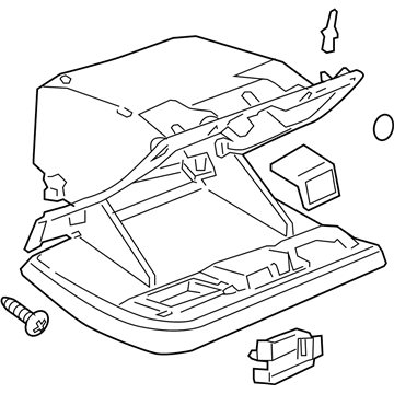 GM 25800674 Compartment Assembly, Instrument Panel (W/ Door) *Vry Light Linen