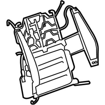 Cadillac 84019686 Lumbar Support