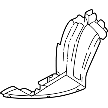 GM 22674246 Shield, Front Wheelhouse Panel Splash *Marked Print