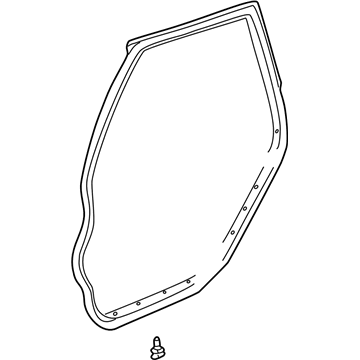 2004 Pontiac Vibe Door Seal - 88969774