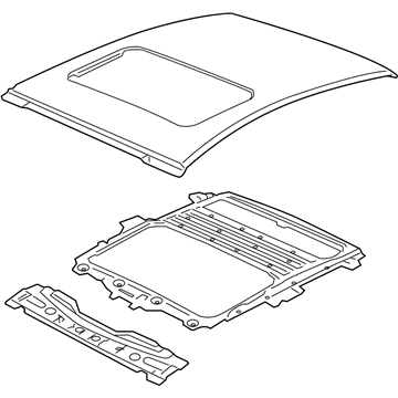 Pontiac 92121665 Roof Panel