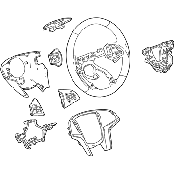 GM 23194623 Steering Wheel Assembly *Lineate