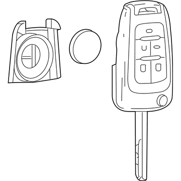 Chevy 23335584 Transmitter