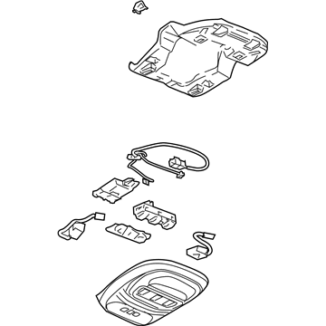 GMC 15104610 Console Assembly