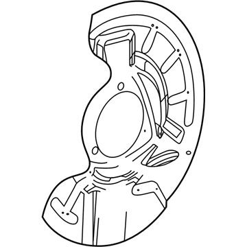 2019 Buick Regal Sportback Brake Backing Plate - 84228315