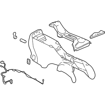 GMC 89045280 Console Assembly