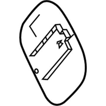 Chevy 42638352 Fuel Door