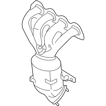 GM 96476195 Exhaust Manifold Assembly (W/ 3Way Catalytic Converter)