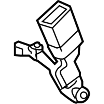 GM 19300942 Rear Seat Belt Kit (Buckle Side) *Shale