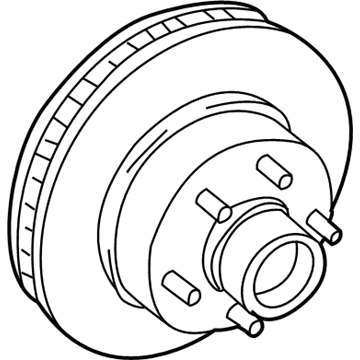 Chevy 19202730 Hub & Rotor