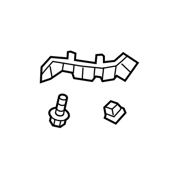 GM 85619279 GUIDE ASM-FRT BPR FASCIA