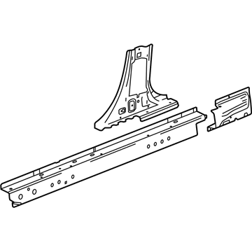 Buick 20788078 Inner Rocker