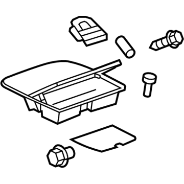 GM 22873647 Compartment Assembly, Instrument Panel Center *Black