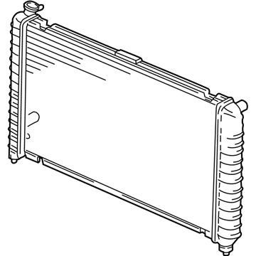 Pontiac 25813509 Radiator