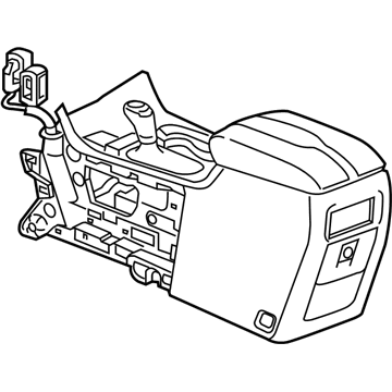 GM 84695459 Console Assembly, F/Flr *Black