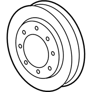 Chevy 12611587 Pulley