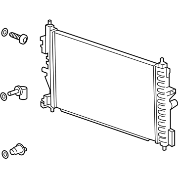 Chevy 13393984 Radiator