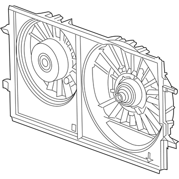 2008 Chevy Malibu A/C Condenser Fan - 15788745