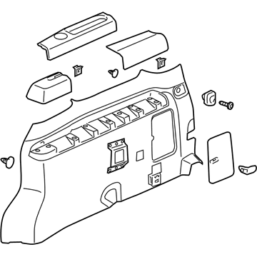 Pontiac 15915889 Side Trim Panel