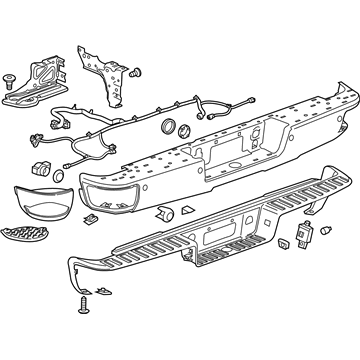 Chevy 84077953 Bumper Assembly