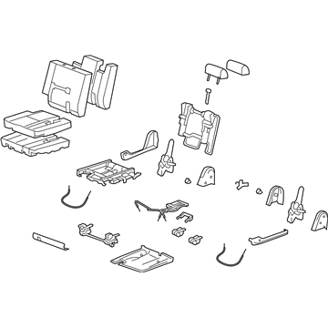 Cadillac 25950392 Seat Assembly