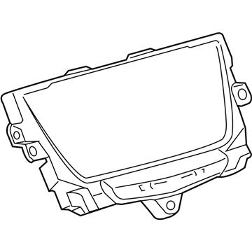 Cadillac 84446584 Display Unit