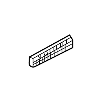 GM 84227355 Plate Assembly, L/Gate Eng Na *Exterior Brim