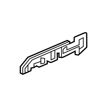 GM 84682658 Plate Assembly, L/Gate Tr Lvl Na *Chrome M