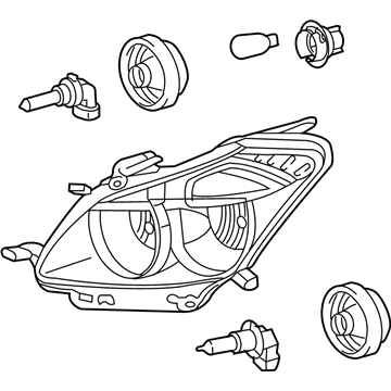 Pontiac 88975713 Headlamp Assembly