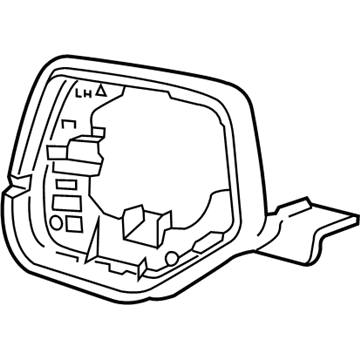 GM 84352202 Bezel, O/S Rr View Mir Hsg