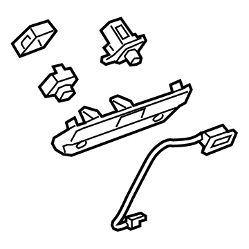 GM 84865583 Handle Assembly, Pubx E/Gate Lat