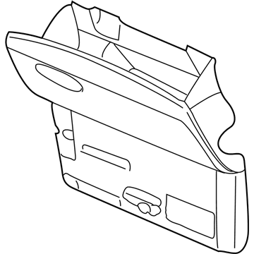 GM 10365368 Door Assembly, Instrument Panel Compartment *Cashmere E