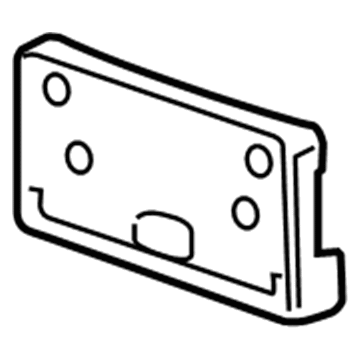 Cadillac 22883373 License Bracket