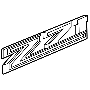 Chevy 85003751 Nameplate